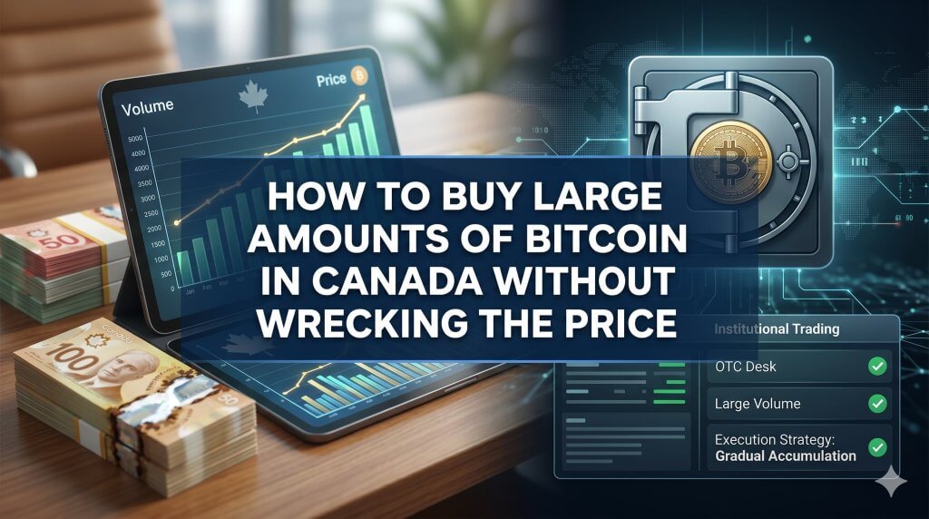 How to Buy Large Amounts of Bitcoin in Canada Without Wrecking the Price